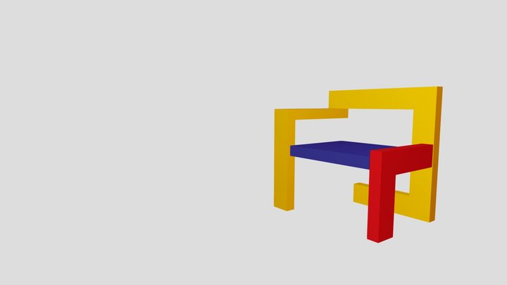 Sedia Steltman 3D Model