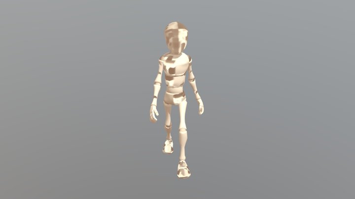 Walking Animation 3D Model