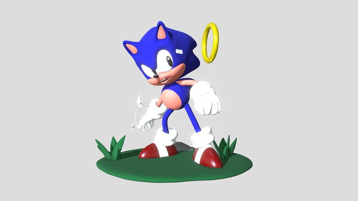 Sonic the Hedgehog 3D Model