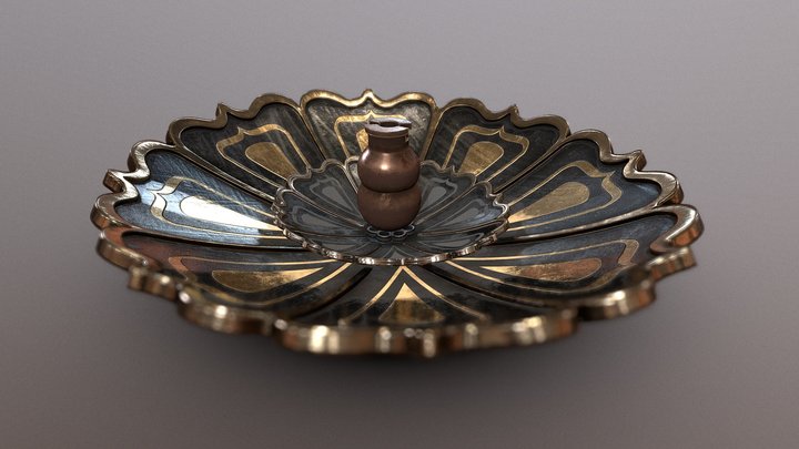 copper incense 3D Model