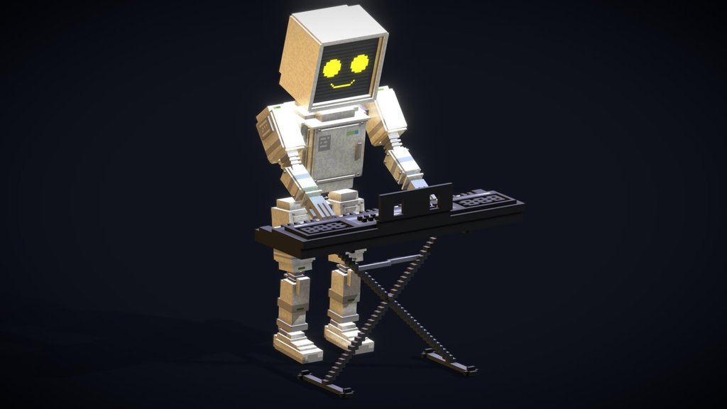 Keyboardist Robot