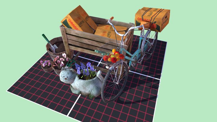 DAE 5 Finished props - Grandma's House 3D Model