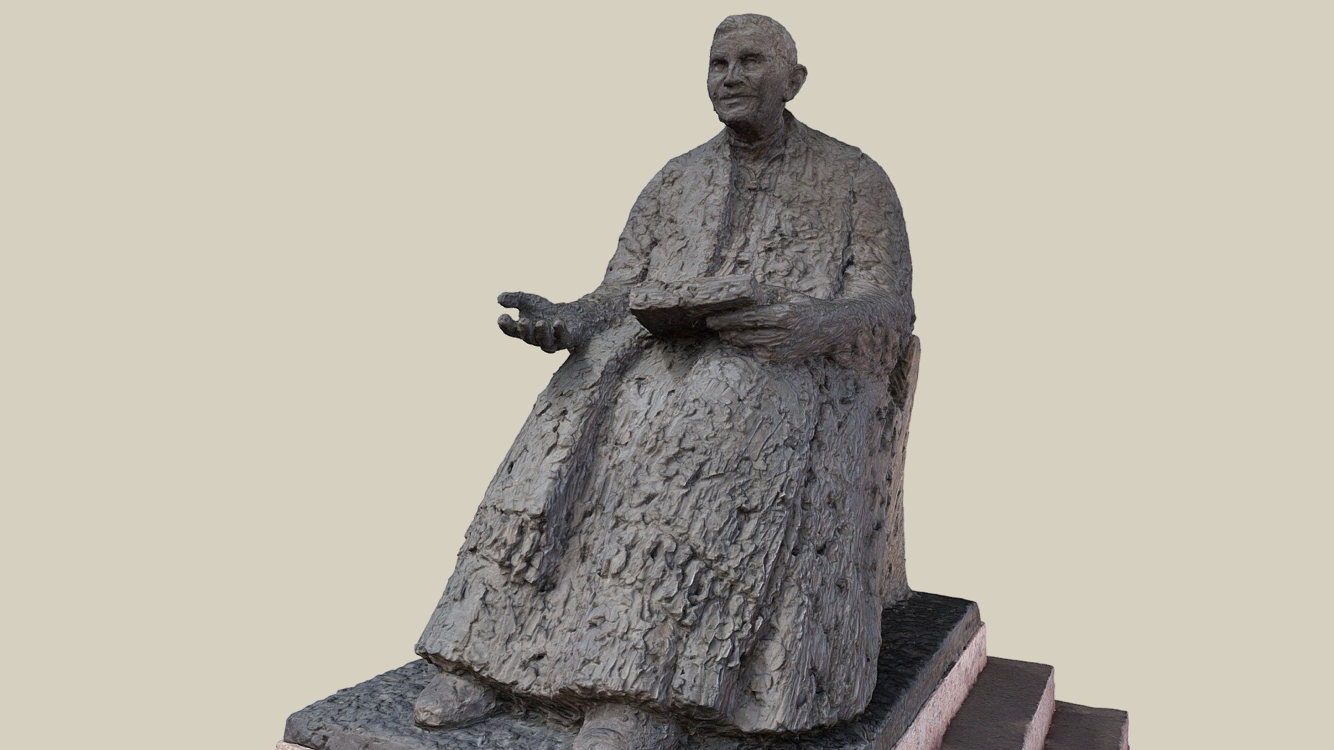 Papst Benedikt XVI. — Sketchfab embed 3D viewer