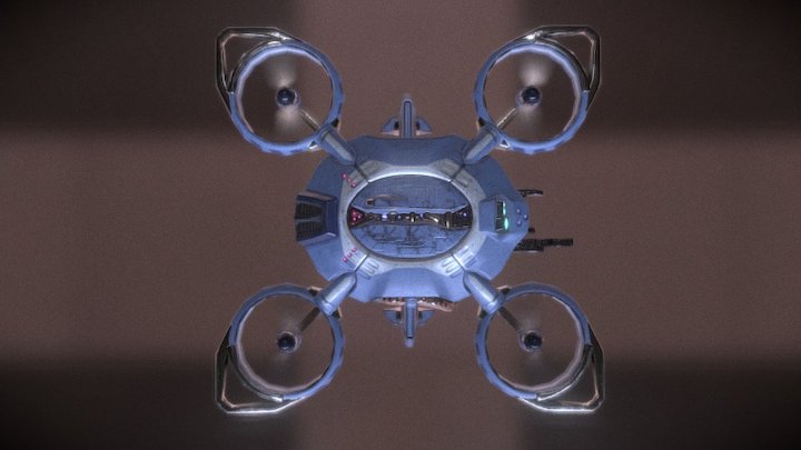 Cargo Drone 3D Model