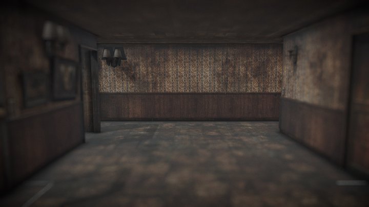 Horror corridor for game developers – Modello 3D gratuito STL