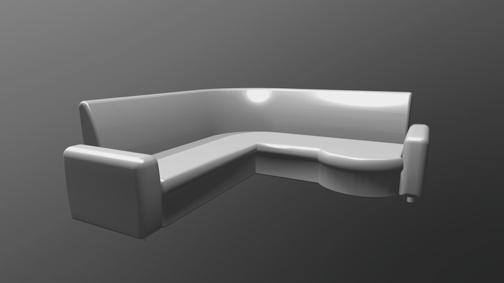 Corner sofa 3D Model
