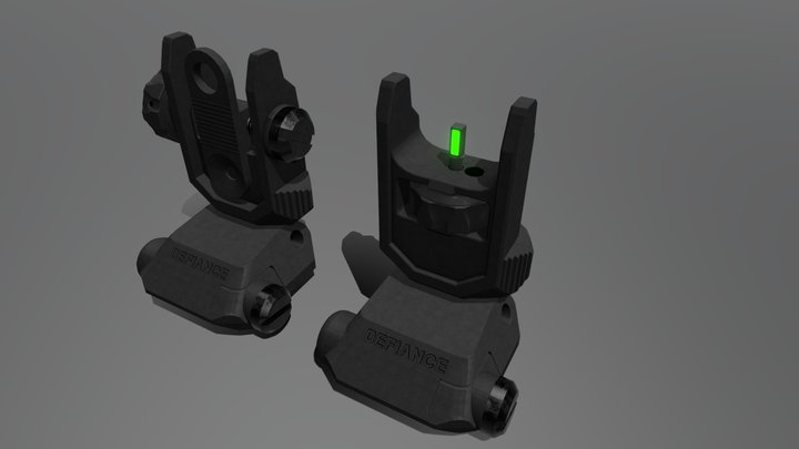 Defiance Sights 3D Model