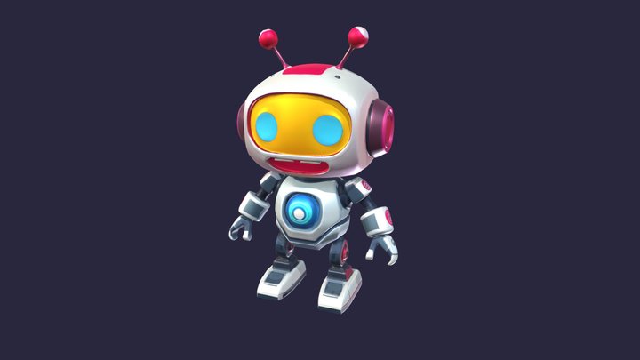 Cute  Cartoon Robot