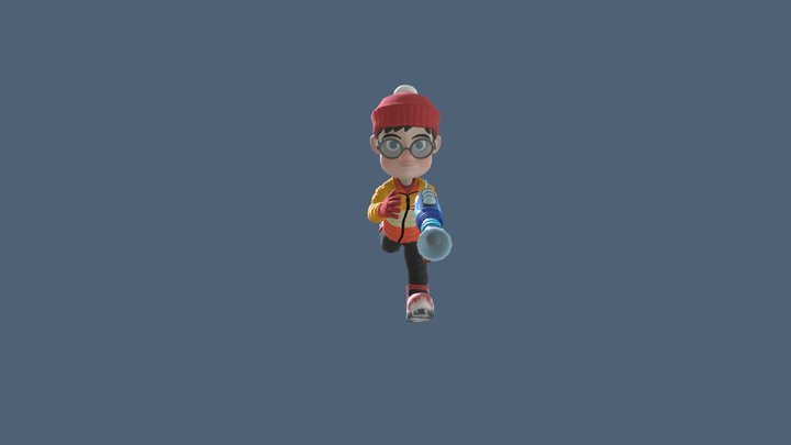 Snow Zone - Player Character 3D Model