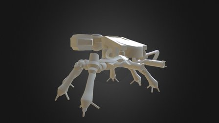 GITS TANK LOW POLY WORK IN PROGRESS 3D Model