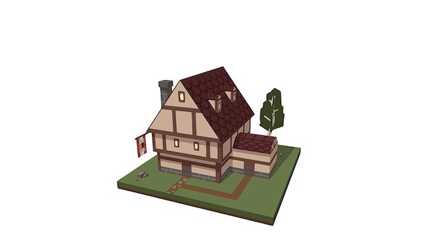 Slochktrinian house 3D Model