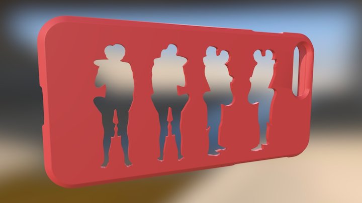 Coque Iphone 7 Plus Kamasutra 3D Model