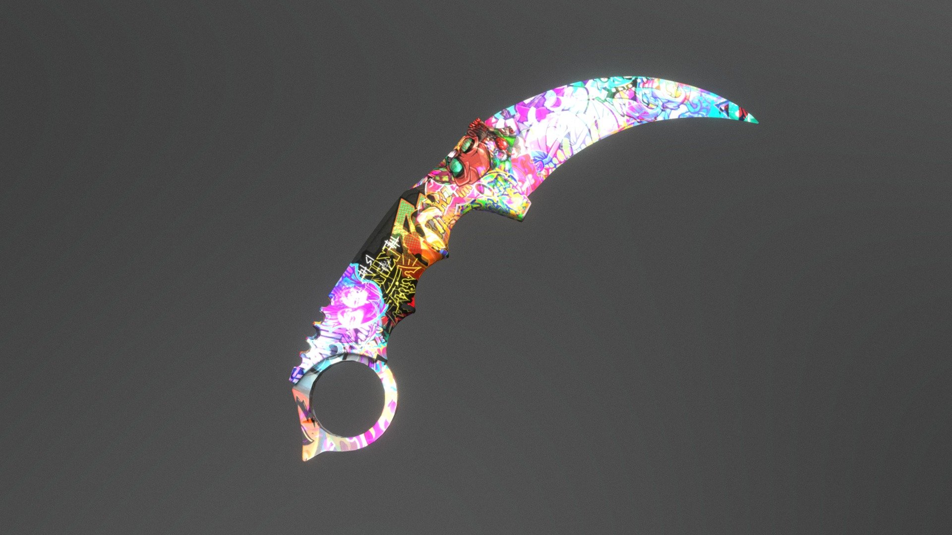 Karambit - Sticker Shock - Download Free 3D model by quin.robinson253 ...