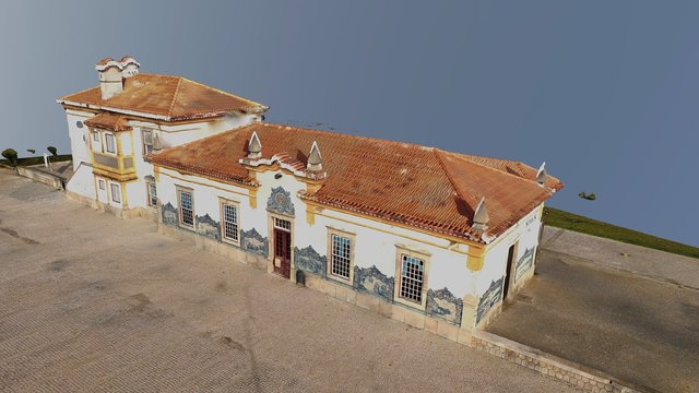 Antiga estação dos Caminhos de Ferro de Sines 3D Model