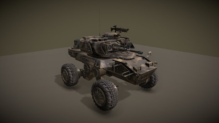 MAZ BA-316 "Kunica" 3D Model