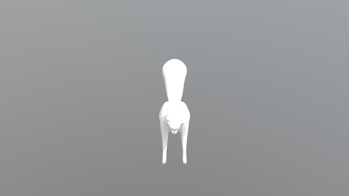 Ardilla Low Poly 3D Model