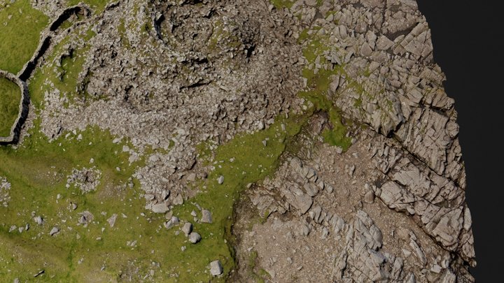 Levenwick broch, Shetland 3D Model