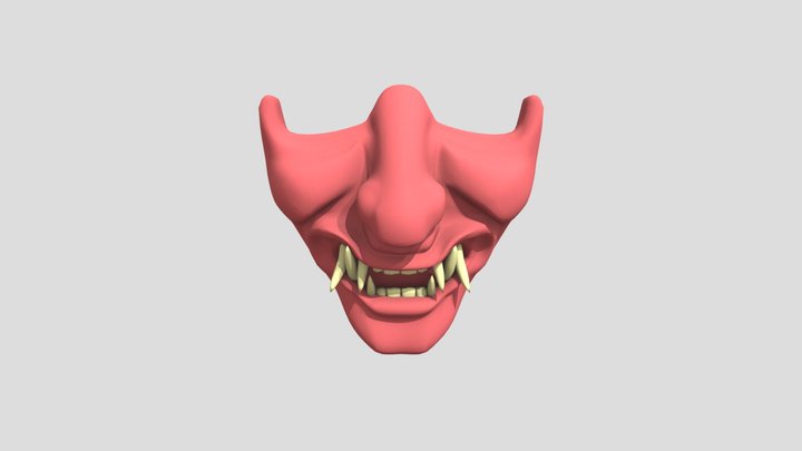 Oni Mask 3D Model