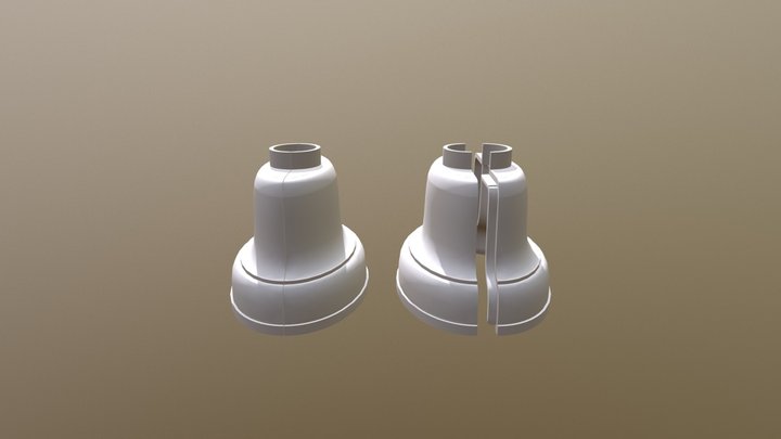 Cone Clamshell 3D Model