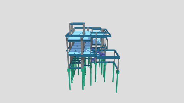 3D Estrutural Thaline 3D Model