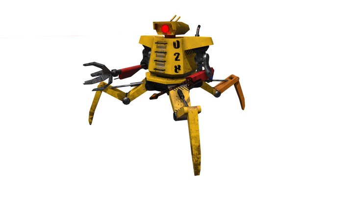 Clank the Robot 3D Model