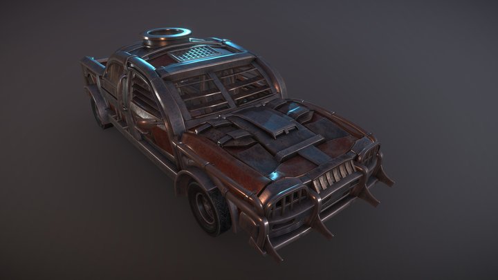 Apocalyptic Vehicle 3D Model