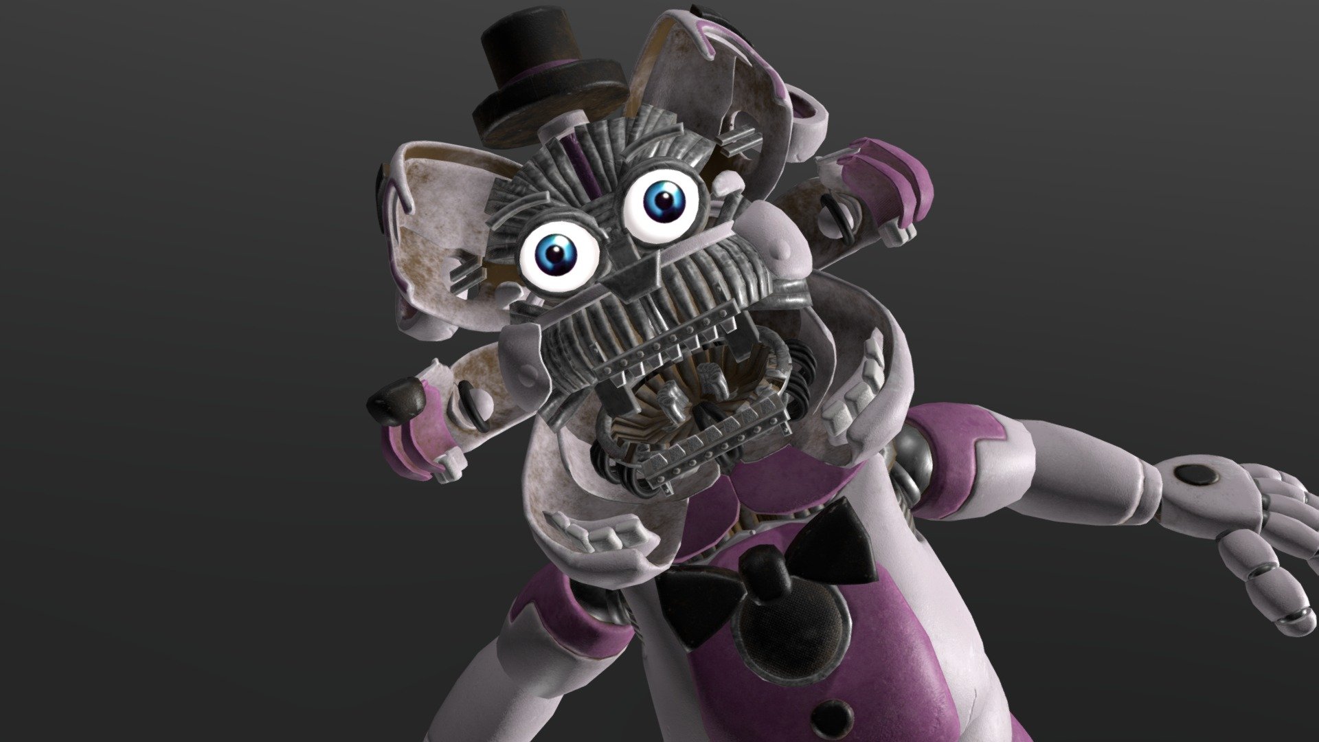 Funtime Freddy Fnaf Vr Help Wanted Download Free D Model By Funkin Boombox Dc E