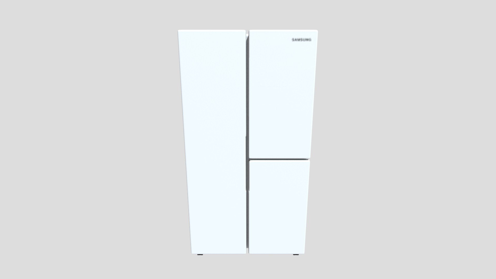 Double Door Refrigerator RS84T5071WW Buy Royalty Free 3D model by