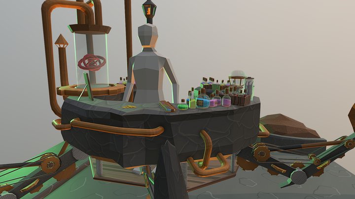 Corvids Potions - GameArt2023 3D Model