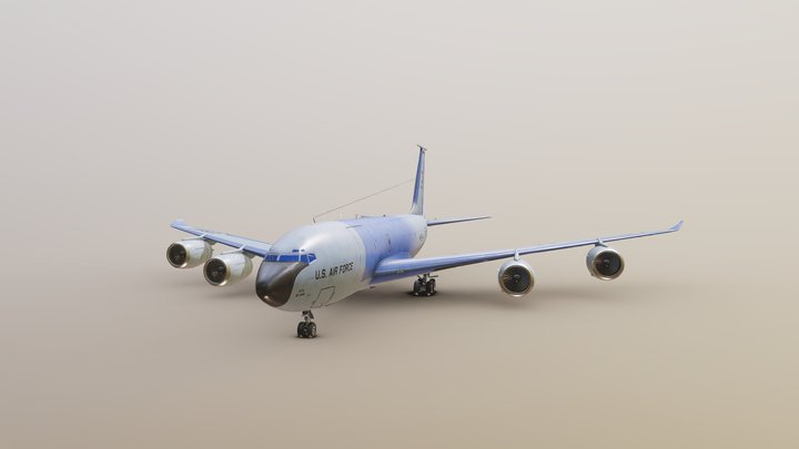 KC135 Stratotanker Metairverse 3D Model
