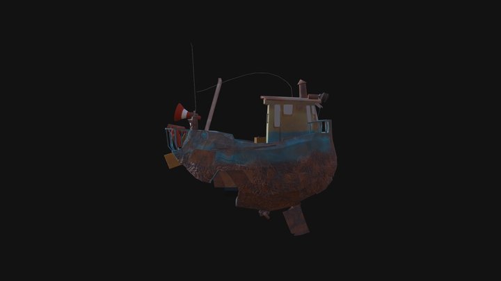 Barco 3D Model