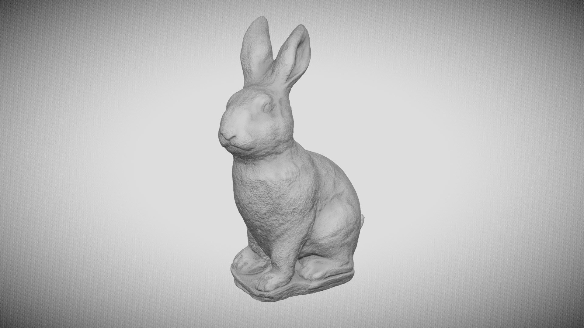 Rabbit Statue 3D model by Jon.Himself [152152c] Sketchfab