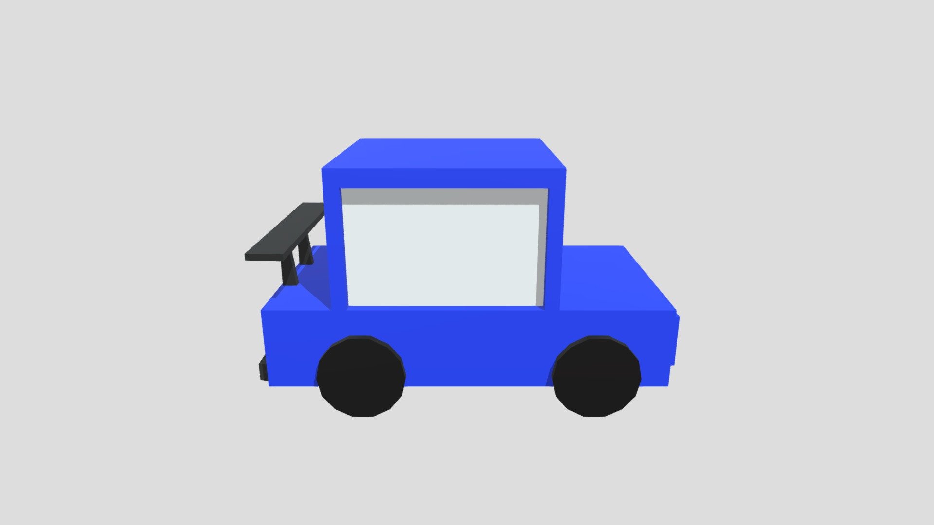 3D Low Poly Car Model