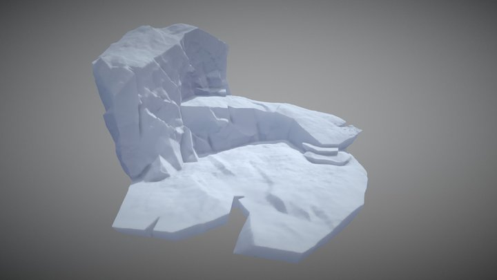Iceberg Scene 3D Model