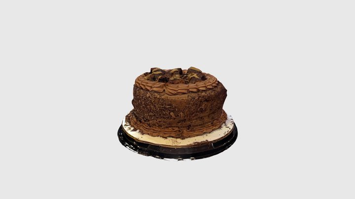 Chocolate cake 3D Model
