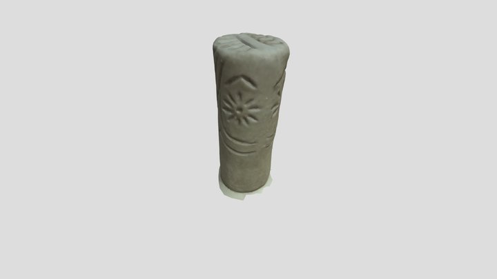 Ídolo Oculado Calcolítico 3D Model