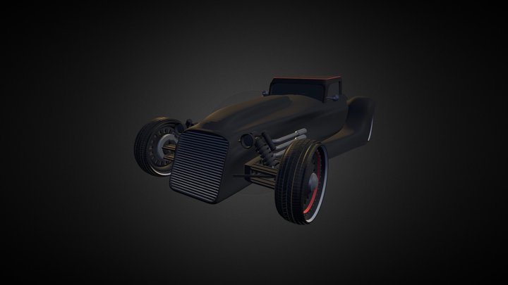 HotRod Custom // R.A.D  3D Model