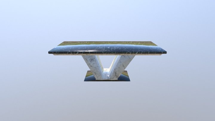 Table Marble 3D Model