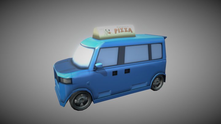 Kei  Delivery Car 3D Model