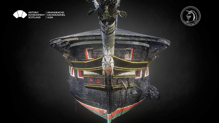 HMS Unicorn - point cloud from UAV data 3D Model