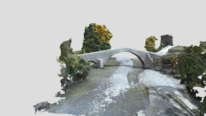 Pont du moulin - Thorame Haute 3D Model