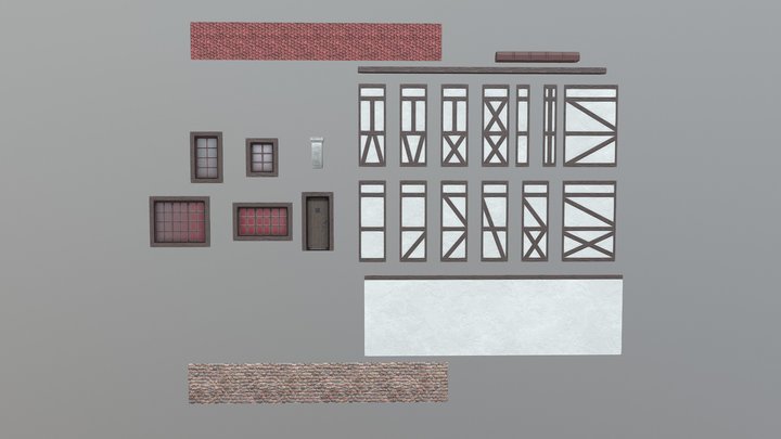 medieval_house_constructor_01 3D Model