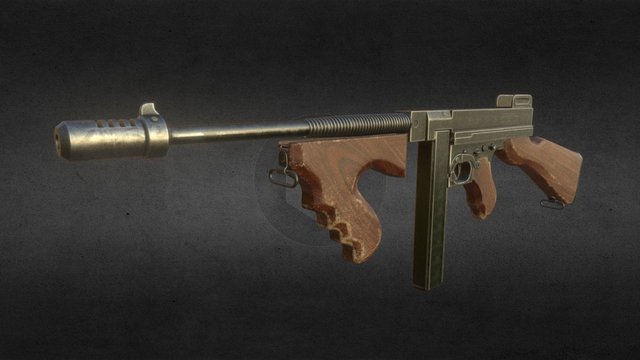 M1928 Thompson 3D Model