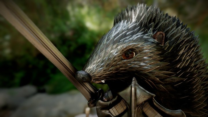 Hérisson 3D Model
