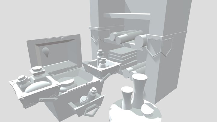 Witch Box_2_2 3D Model