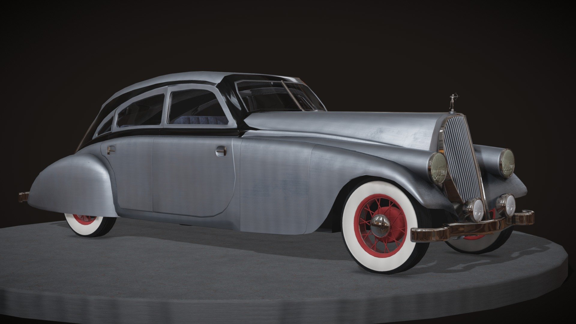 1933 Pierce Arrow Silver Arrow look-alike V2