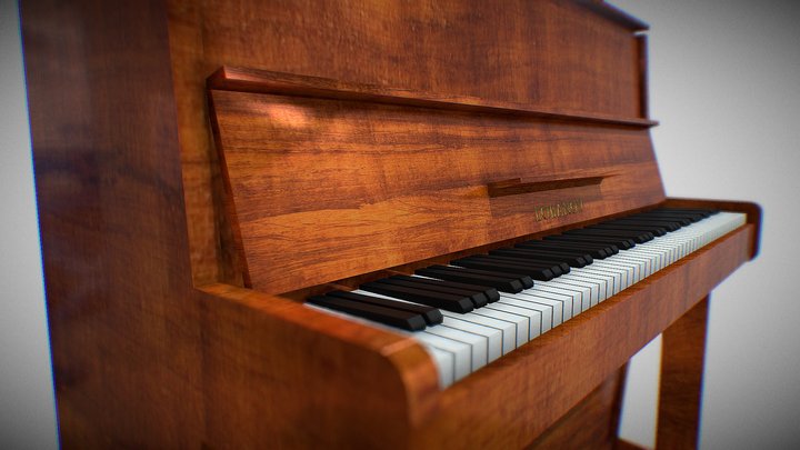 piano Lobanov 3D Model