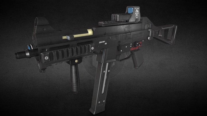 Ump.45 3D Model
