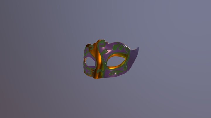 Masquerade Mask 3D Model