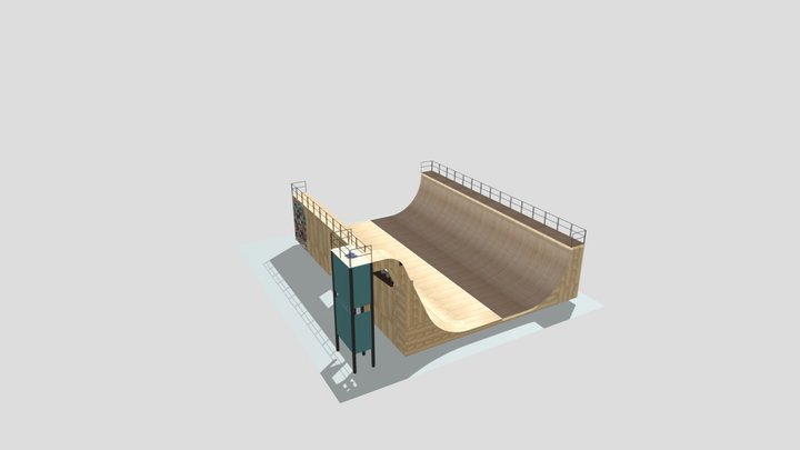 Skate Ramp – Modello 3D gratuito STL